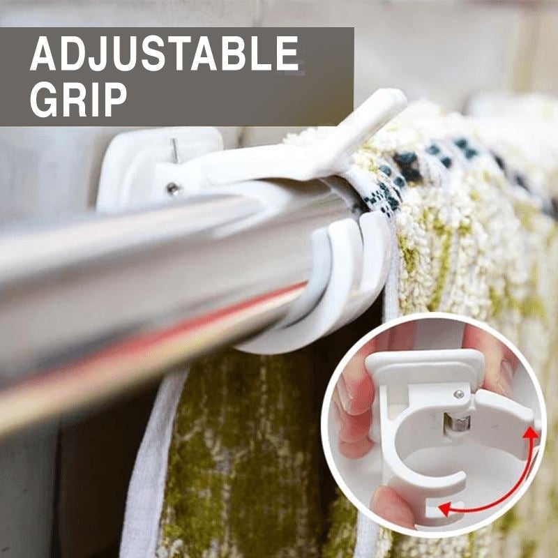 Nail-free Adjustable Rod Bracket Holders (✨Set of 2)