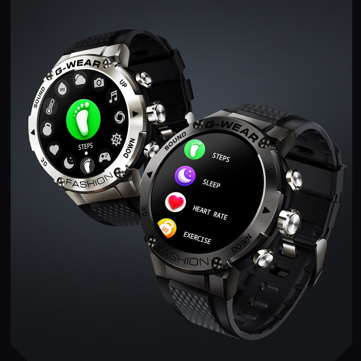 K28H call smart watch 360*360 resolution IPS bluetooth call heart rate blood pressure blood oxygen watch