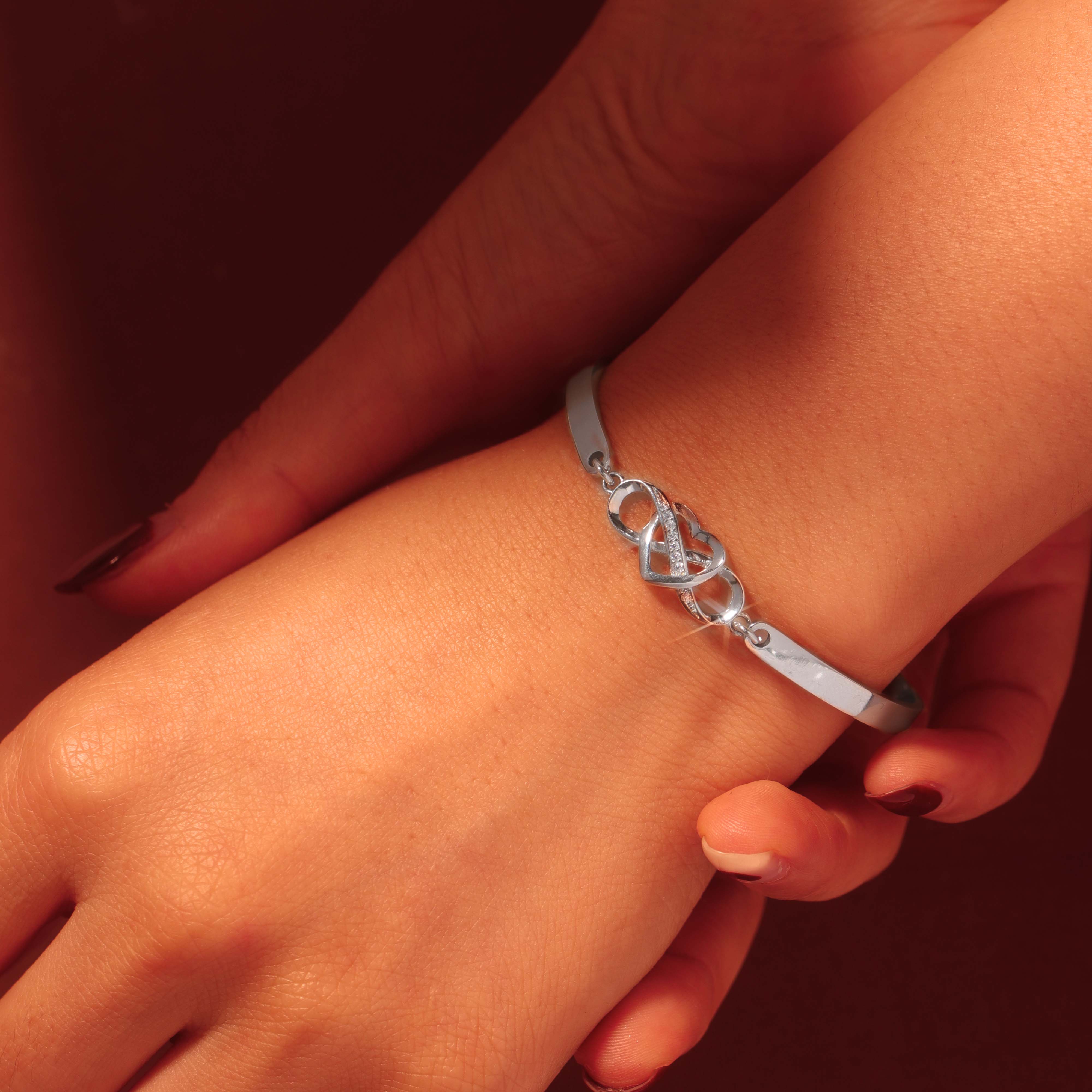 For Friend - Not Sisters By Blood But Sisters By Heart Infinity Bracelet