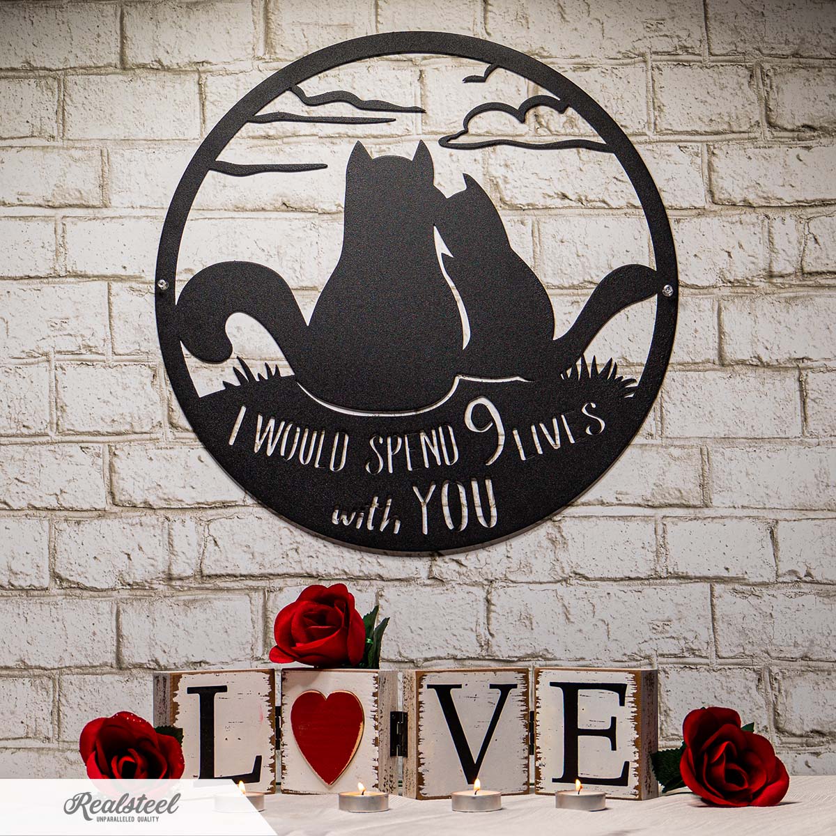 9 Lives Together Wall Art