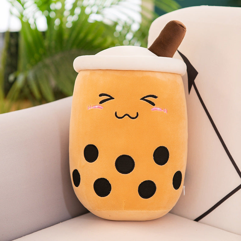 Squisheen Cute Stuffed Boba Tea Plushies Pillow Perfect Size