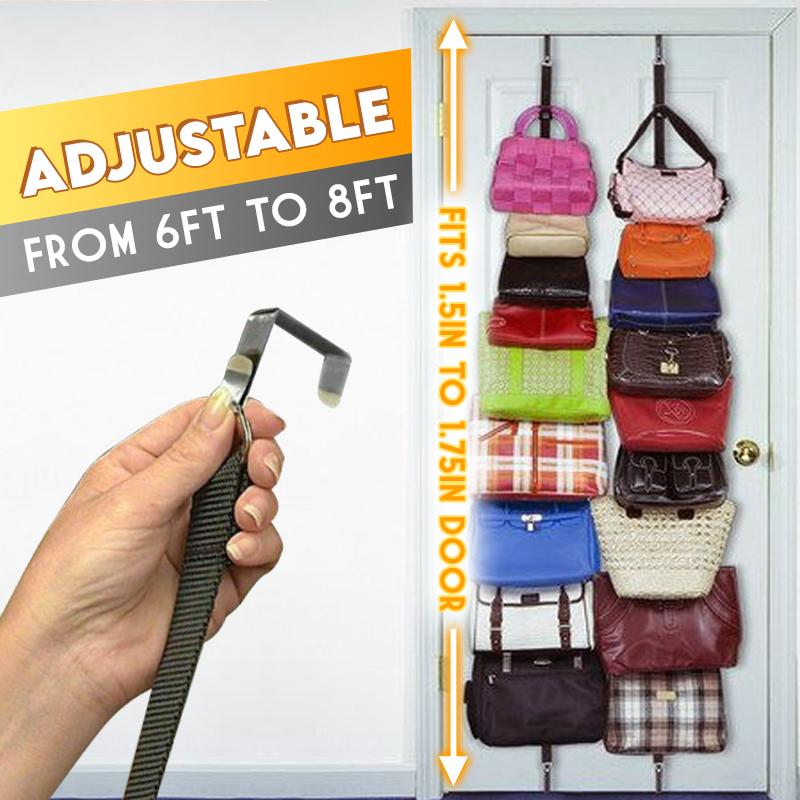 Adjustable Cap & Bag Door Rack